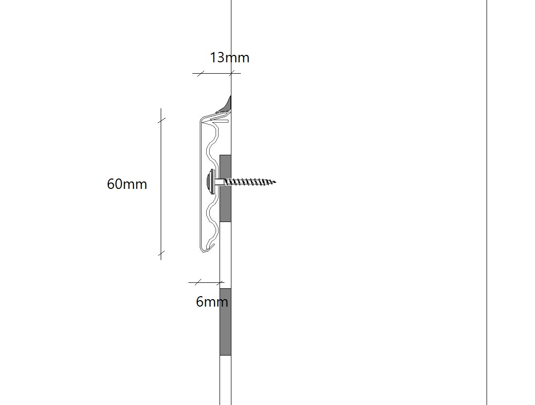 Wandanschlussprofil Aluminium stranggepresst - Kappleiste