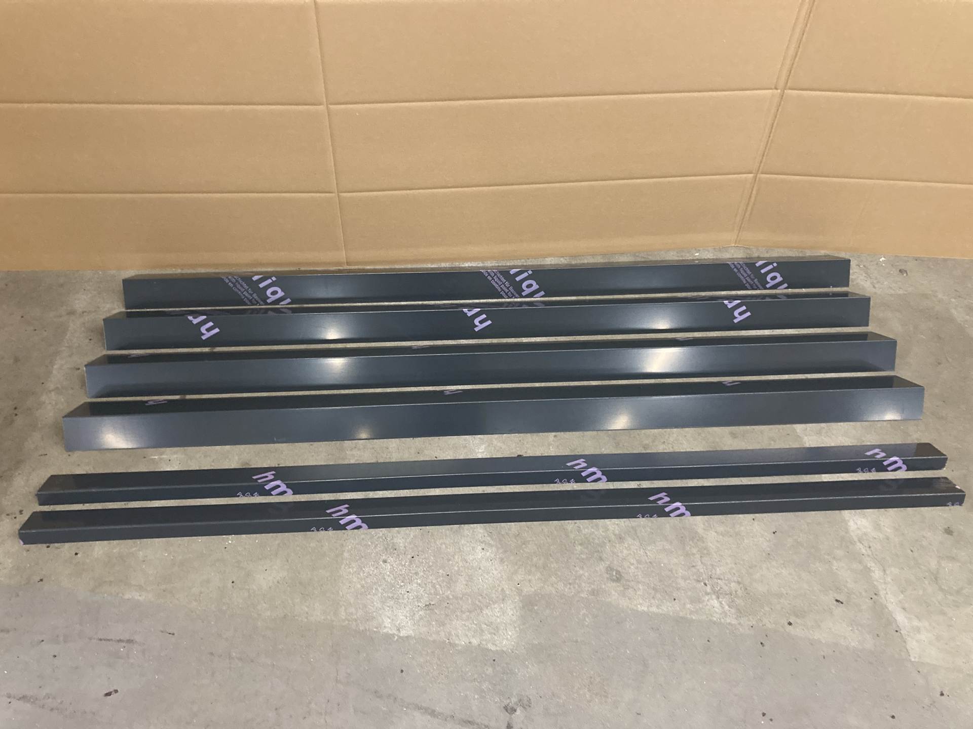 Restposten 12m Winkelblech Aluminium anthrazit